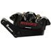 Pair of front radial brake calipers + bracket ACCOSSATO KITA28 for Harley Davidson