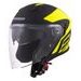 Jet čelada CASSIDA JET TECH CORSO black matt / yellow fluo S
