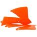 Radiator scoops POLISPORT 8429500001 (par) orange KTM