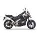 Komplet aluminijastih kovčkov z nosilci in ploščo SHAD TERRA BLACK, 37L zadnji kovček in 36L stranski kovčki SHAD HONDA NC 750 X 2021-