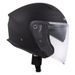 Jet čelada CASSIDA JET TECH black matt / grey logos 2XL