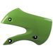 Radiator scoops POLISPORT 8429300014 (par) green 05