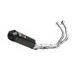 Celoten izpušni sistem 2x1 MIVV OVAL K.057.K3C Carbon with carbon cap