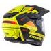 Motocross Helmet CASSIDA ROAD RUNNER TechniX yellow fluo/ black/ orange/ grey/ black matt peak 2XL