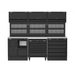 Workbench LV8 EVS24-03X with stainless steel top