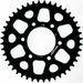 Rear ALU sprocket SUPERSPROX RAL-478:44-BLK črna 44T, 520