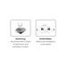 Risers PUIG 22116P srebrna height 30mm, d 29mm