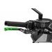 Brake lever without adapter PUIG 4.0 414VNY raztegljiva poklopna (extendable folding) green/titan