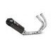Celoten izpušni sistem 2x1 MIVV OVAL K.044.L3C Carbon / Carbon cap for KAWASAKI Ninja 650 (2017-2023); KAWASAKI Z 650 (2017-2023)