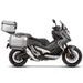 Komplet aluminijastih kovčkov z nosilci in ploščo SHAD TERRA, 37L zadnji kovček in 36L stranski kovčki SHAD HONDA X-ADV 750
