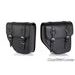 Leather saddlebag CUSTOMACCES IBIZA API001N črna par