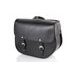 Leather saddlebag CUSTOMACCES SANT LOUIS AP0012N črna