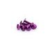 Screws PUIG ANODIZED 0657L violet M6 x 20mm (6pcs)