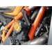Crash sliders RDMOTO KTM13N black polyamide with blue caps