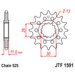 Sprednji verižnik JT JTF 1591-15 15T, 525