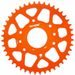 Aluminijasti zadnji verižnik (zobnik) SUPERSPROX RAL-905:44-ORG oranžna 44T, 520