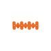 Exhaust head pipe guard POLISPORT ARMADILLO 8483700002 kratka (short) oranžna