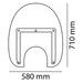 Windshield PUIG AMERICA III 5967W prozorna