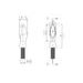 Turn signals PUIG PUTT 3734N črna homologated