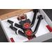 Universal rear stand LV8 E620LG.KO with rubber cursors black/orange