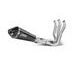 Full exhaust system 3x1 MIVV DELTA RACE T.022.LDRB Črn
