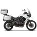 Komplet aluminijastih kovčkov z nosilci in ploščo SHAD TERRA, 48L zadnji kovček in 36L/47L stranski kovčki SHAD TRIUMPH Tiger 800