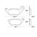 Zavorne obloge ACCOSSATO AGPP254 ST