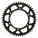 Aluminijasti zadnji verižnik (zobnik) SUPERSPROX RAL-808:47-BLK črna 47T, 520