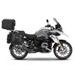 Complete set of SHAD TERRA TR40 adventure saddlebags and SHAD TERRA BLACK aluminium 48L topcase, including mounting kit SHAD BMW R 1200 GS Adventure/ R 1250 GS Adventure