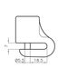 Lock LUMA ENDURO 74 D DIB7401RLUM yellow