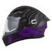 Integralna čelada CASSIDA Orbit Multivers black matt,purple,gray,white L
