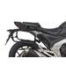 Komplet aluminijastih kovčkov z nosilci in ploščo SHAD TERRA BLACK, 37L zadnji kovček in 36L stranski kovčki SHAD HONDA NC 750 X 2021-
