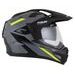 Motocross Helmet CASSIDA TOUR 2.0 X-TRA gray/yellow fluo/black/black matt peak L