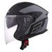 Jet čelada CASSIDA JET TECH CORSO black matt / grey XL