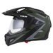Motocross Helmet CASSIDA TOUR 2.0 X-TRA white/red/black/black matt peak L