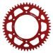 Aluminijasti zadnji verižnik (zobnik) SUPERSPROX RAL-8000:49-RED rdeč 49T, 520