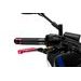 Brake lever without adapter PUIG 3.0 14RNO raztegljiva poklopna (extendable folding) red/gold