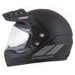 Motocross Helmet CASSIDA FORMX FLATOUT black matt/ dark grey/ black matt peak XS