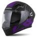Integralna čelada CASSIDA Orbit Multivers black matt,purple,gray,white XL
