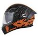Integralna čelada CASSIDA Orbit Multivers black matt,orange,gray,white XL