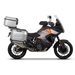 Komplet aluminijastih kovčkov z nosilci in ploščo SHAD TERRA, 48L zadnji kovček in 36L/47L stranski kovčki SHAD KTM Super Adventure 1290 (R, S)