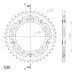 Rear sprocket SUPERSPROX STEALTH RST-1800:39-GLD zlata 39T, 530