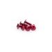 Screws PUIG ANODIZED 0657R rdeč M6 x 20mm (6pcs)