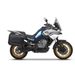 Complete set of 36L / 47L SHAD TERRA BLACK aluminum side cases, including mounting kit SHAD CF Moto 800MT
