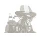 Windshield CUSTOMACCES BATWING EH0009W clear