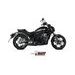 Celoten izpušni sistem 2x1 MIVV HR-1 K.060.SH1BGN Black with carbon cap