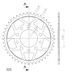 Zadnji verižnik (zobnik) SUPERSPROX RFE-1332:45-BLK črna 45T, 525