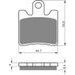 Zavorne obloge GOLDFREN 326 S33 STREET FRONT (1 set = 4 pcs)