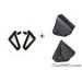 Leather saddlebag CUSTOMACCES BARCELONA APB002N črna pair, with universal support