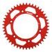 Aluminijasti zadnji verižnik (zobnik) SUPERSPROX RAL-210:45-RED rdeč 45T, 520